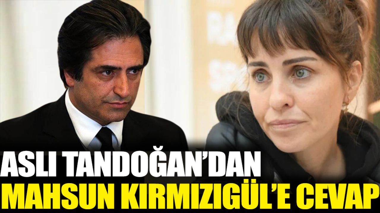 Aslı Tandoğan'dan Mahsun Kırmızıgül'e cevap