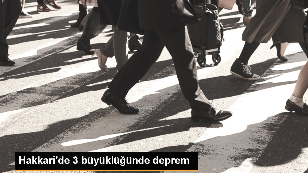 Hakkari'de 3 büyüklüğünde deprem