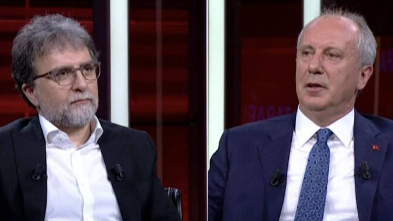 Muharrem İnce’den Ahmet Hakan’a: Bana haksızlık yapmışsın