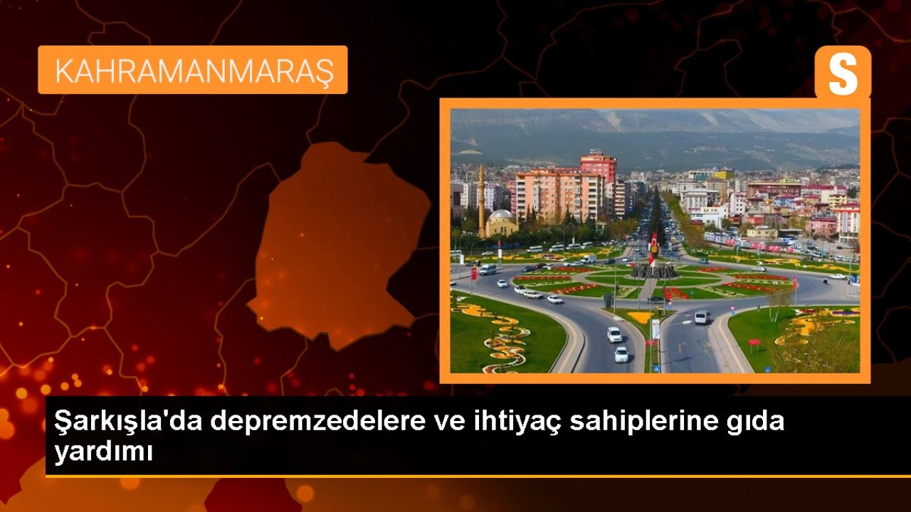 Şarkışla'da depremzedelere ve ihtiyaç sahiplerine gıda yardımı