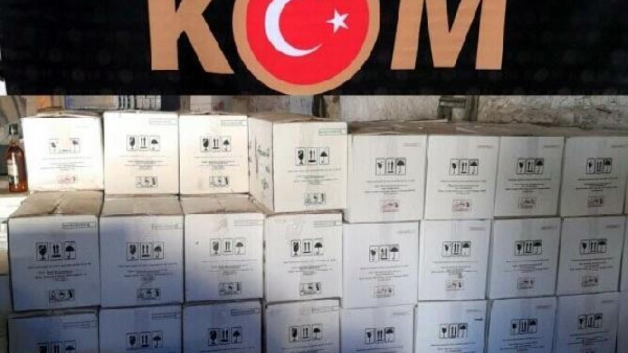 Muğla'da 7 bin 880 şişe sahte içki ele geçirildi
