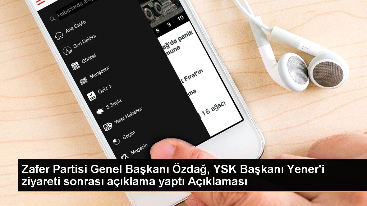 Zafer Partisi Genel Başkanı Özdağ, YSK Başkanı Yener'i ziyareti sonrası açıklama yaptı Açıklaması