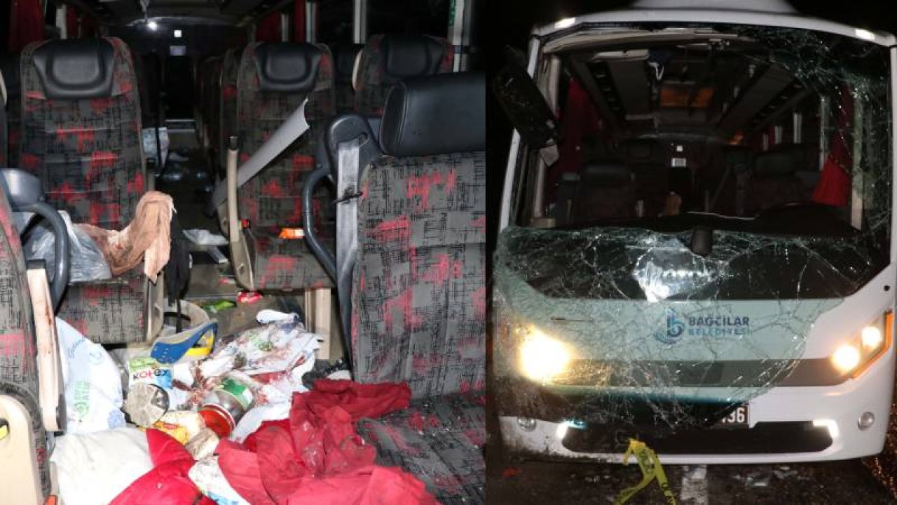 Deprem bölgesinden dönen belediye personellerinin aracı kaza yaptı:3 ölü 19 yaralı