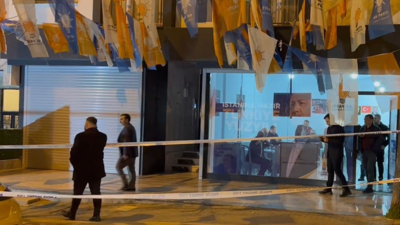 AKP İstanbul İl Başkanı Kabaktepe: Kocasinan irtibat büromuz önünde silahlı saldırı girişimini şiddetle kınıyo