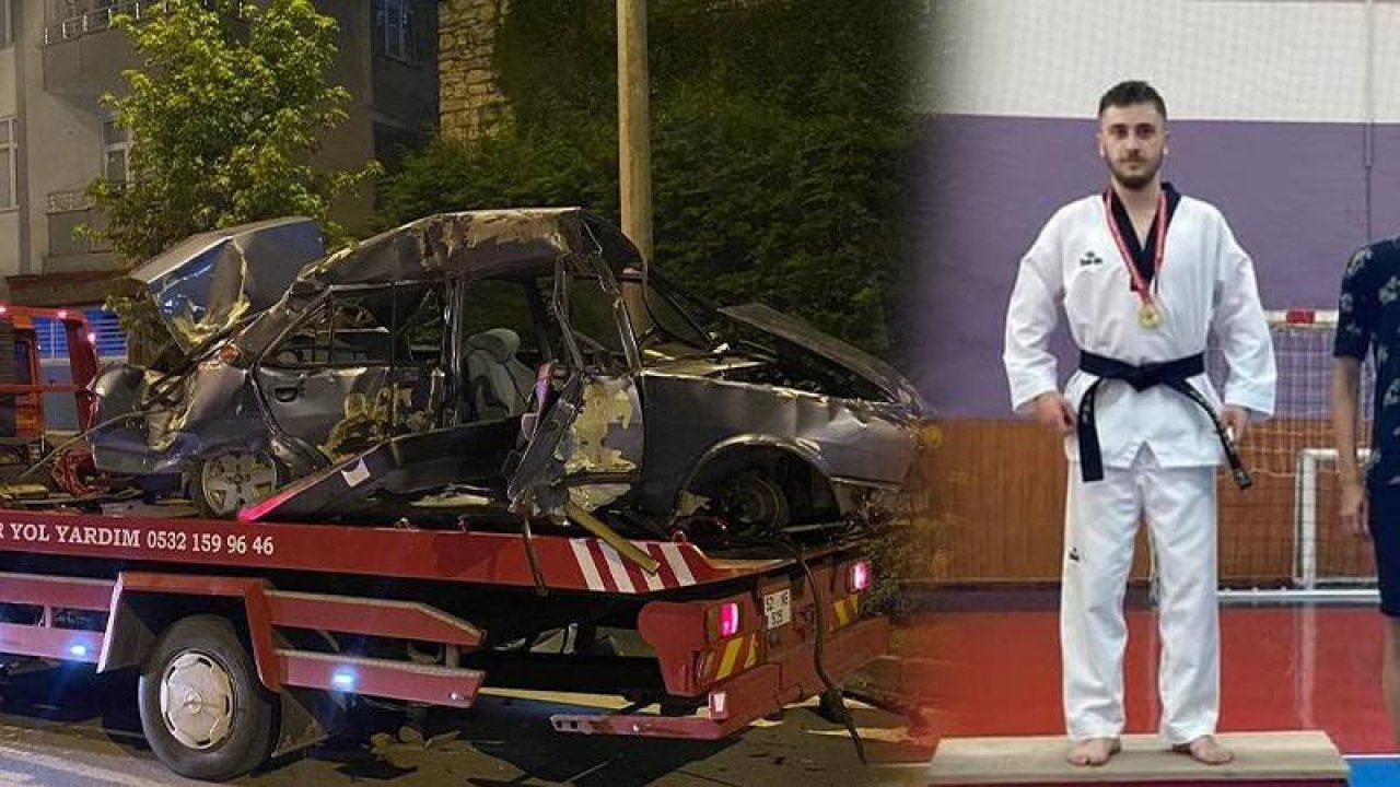 Milli tekvandocu Batuhan Çakmak, trafik kazasında yaşamını yitirdi