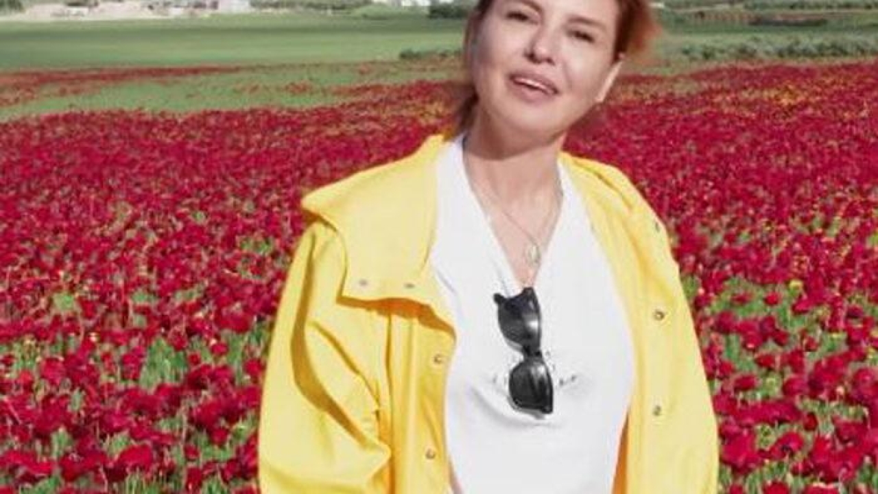 Gülben Ergen gelincik tarlasından paylaştı! Tarlanın sahibi çok kızdı