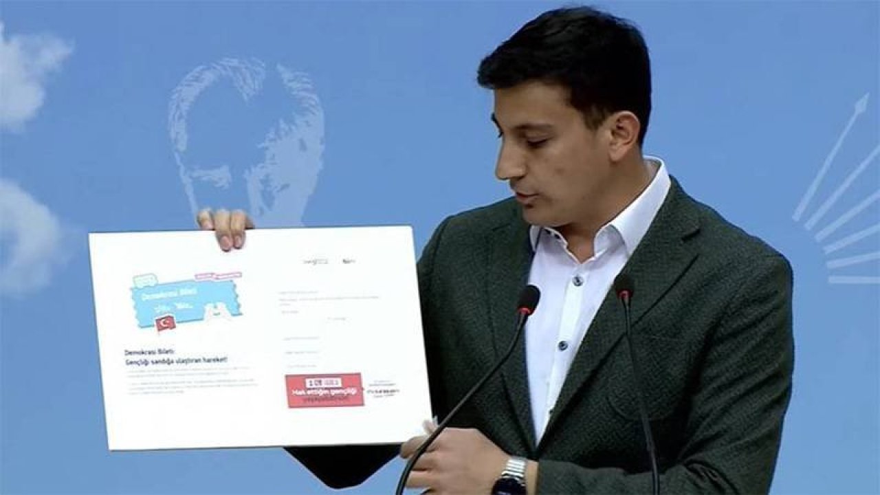CHP'den oy kullanacak öğrencilerin ulaşımı için 'Demokrasi Bileti' uygulaması