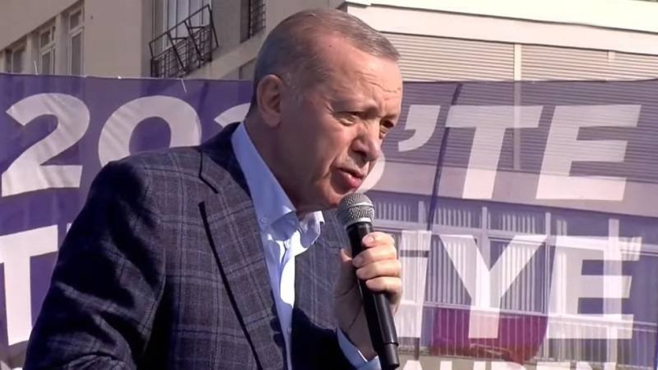 Erdoğan İzmir'de muhalefeti hedef aldı: Çapsızların son çırpınışlarıdır
