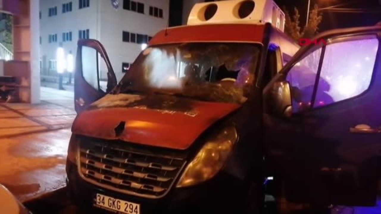 CHP Seçim Aracı Silivri'de Yandı