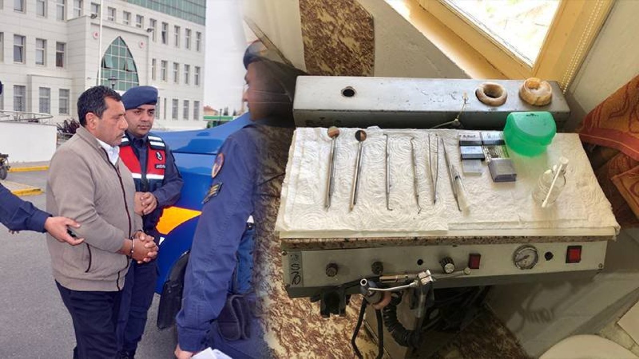 Karaman'da sahte diş hekimi tutuklandı