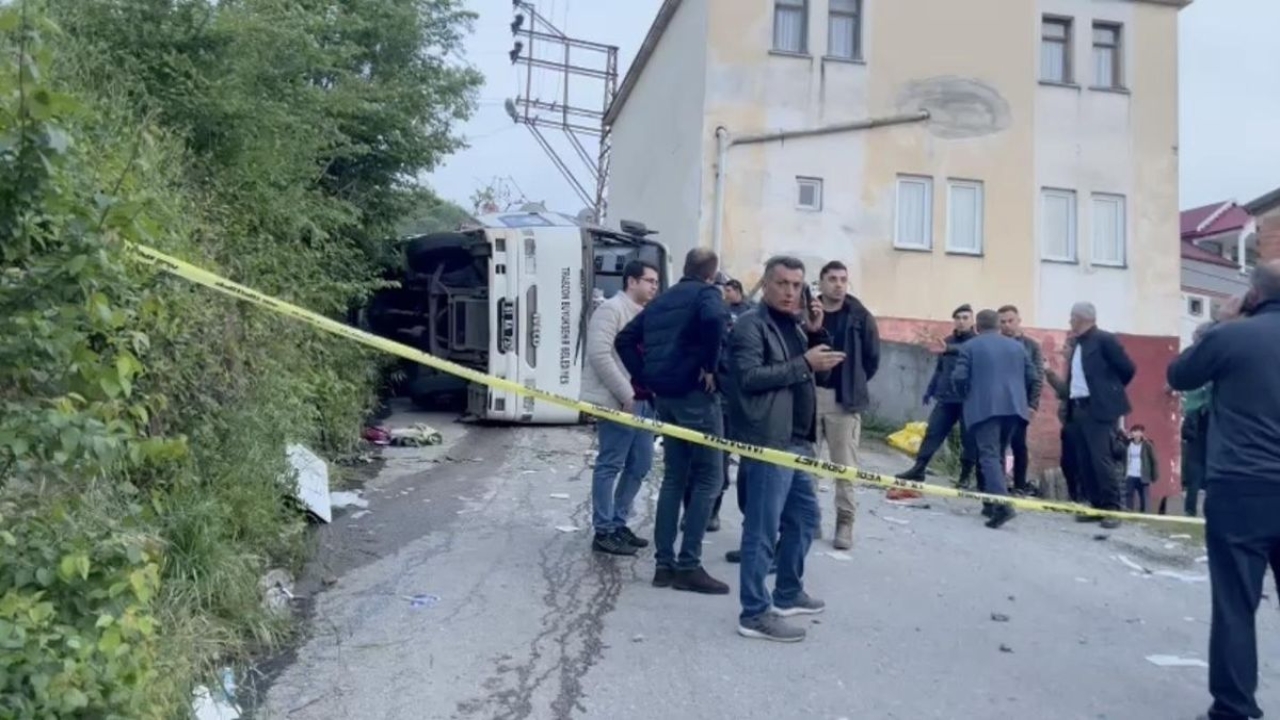 Akçaabat'taki Otobüs Kazasında Hız Sınırı Aşıldı