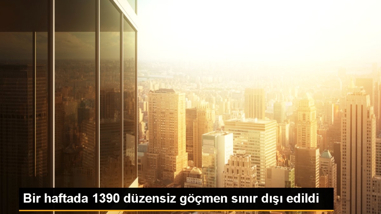 1534 düzensiz göçmen yakalandı, 1390ı sınır dışı edildi