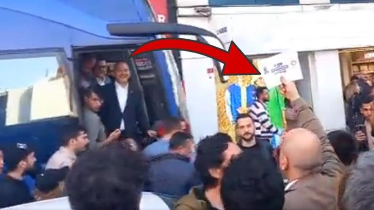 Bakan Soylu ile TİP'li Ahmet Şık seçim bölgelerinde karşılaştı! İki tarafta birbirini boş geçmedi