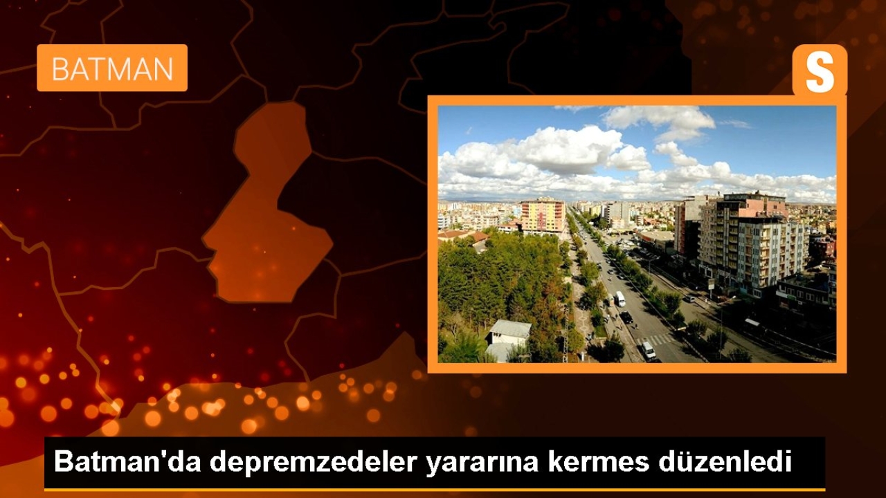 Gercüş'te Okulda Depremzedeler Yararına Kermes Düzenlendi