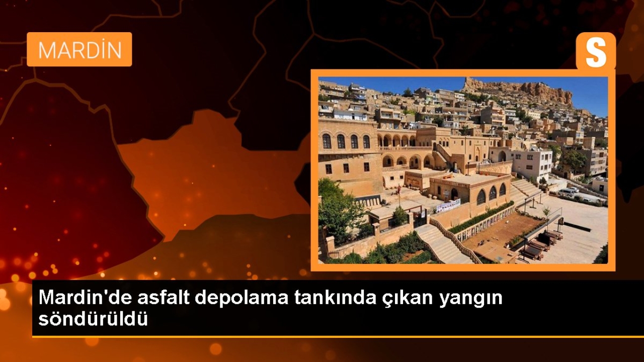 Mardin Kızıltepe'de Karayolları Şefliğinde Yangın Çıktı