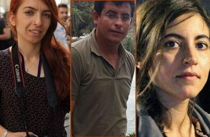 3 gazeteci tutuklama talebiyle adliyeye sevk edildi!