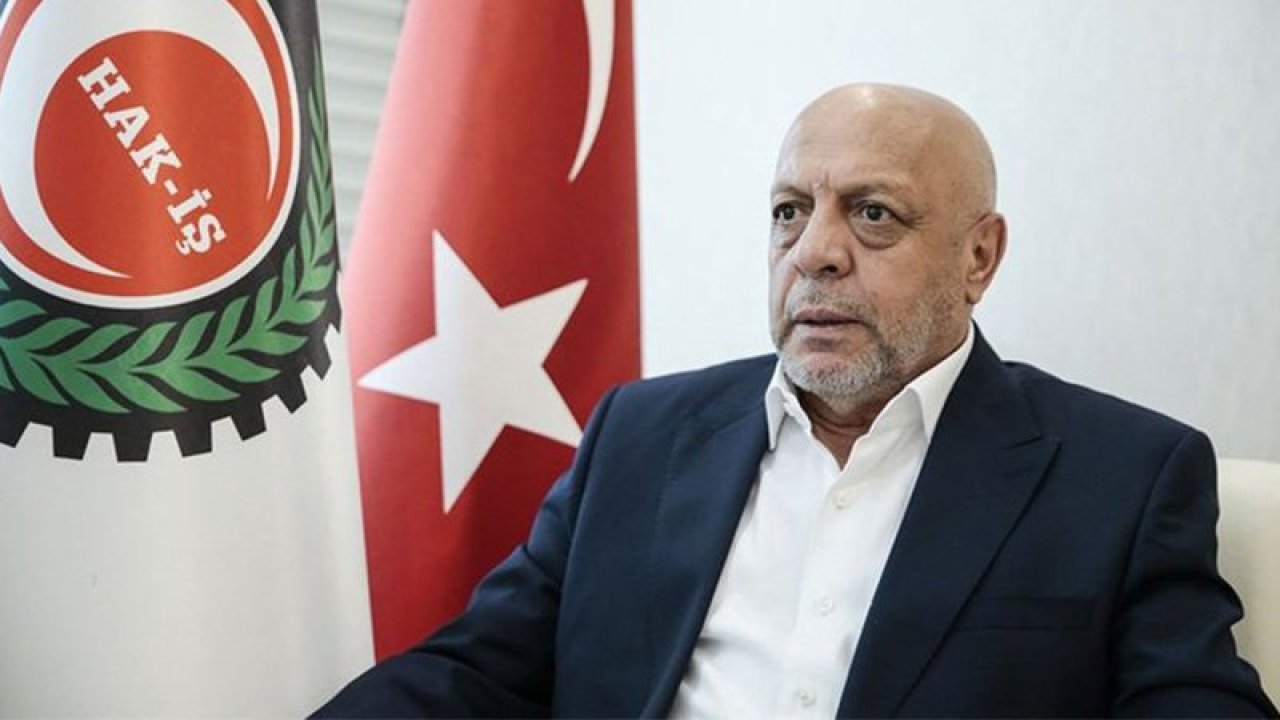 HAK-İŞ Genel Başkanı Mahmut Arslan: Milletimiz, Erdoğan ve Cumhur İttifakı'nın etrafında kenetlenmiştir