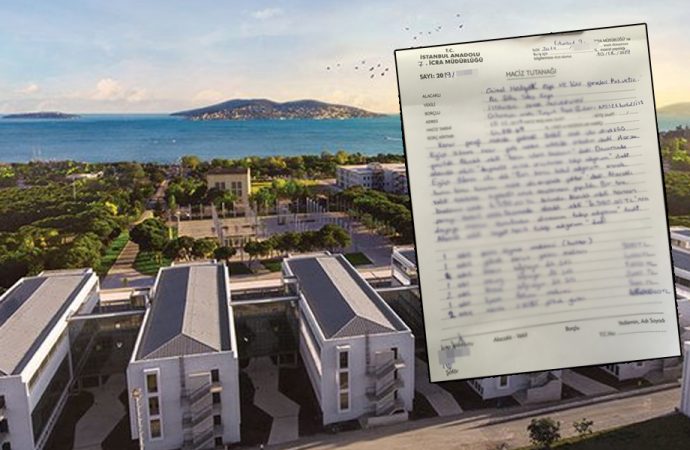 Büyük tartışma yaratan üniversiteye haciz geldi!