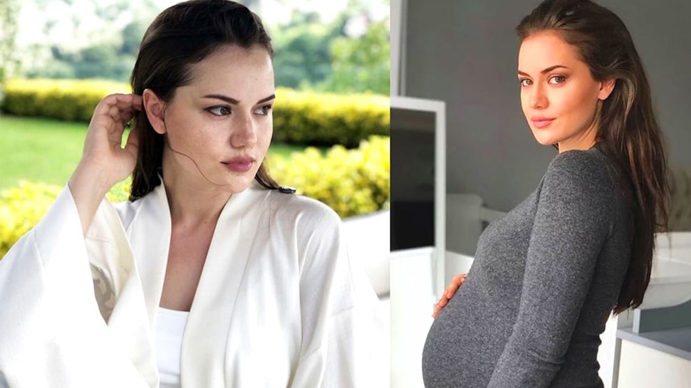 Fahriye Evcen oğlu Karan Özçivit’in yüzünü ilk kez paylaştı
