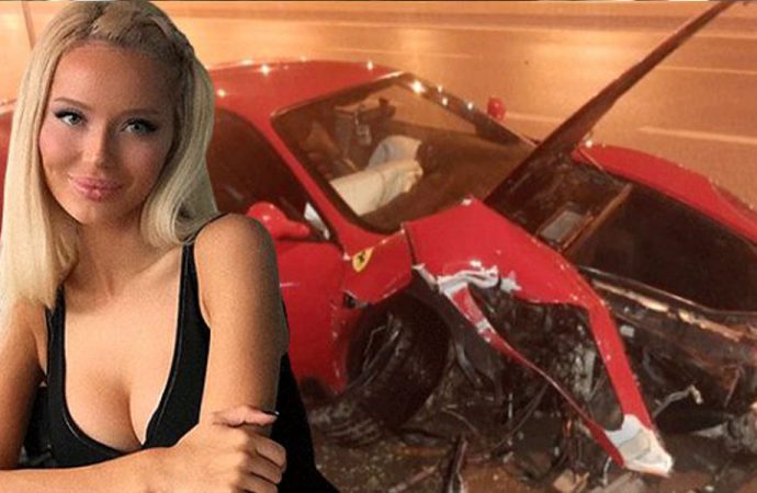 Model Cansu Taşkın trafik kazası geçirdi