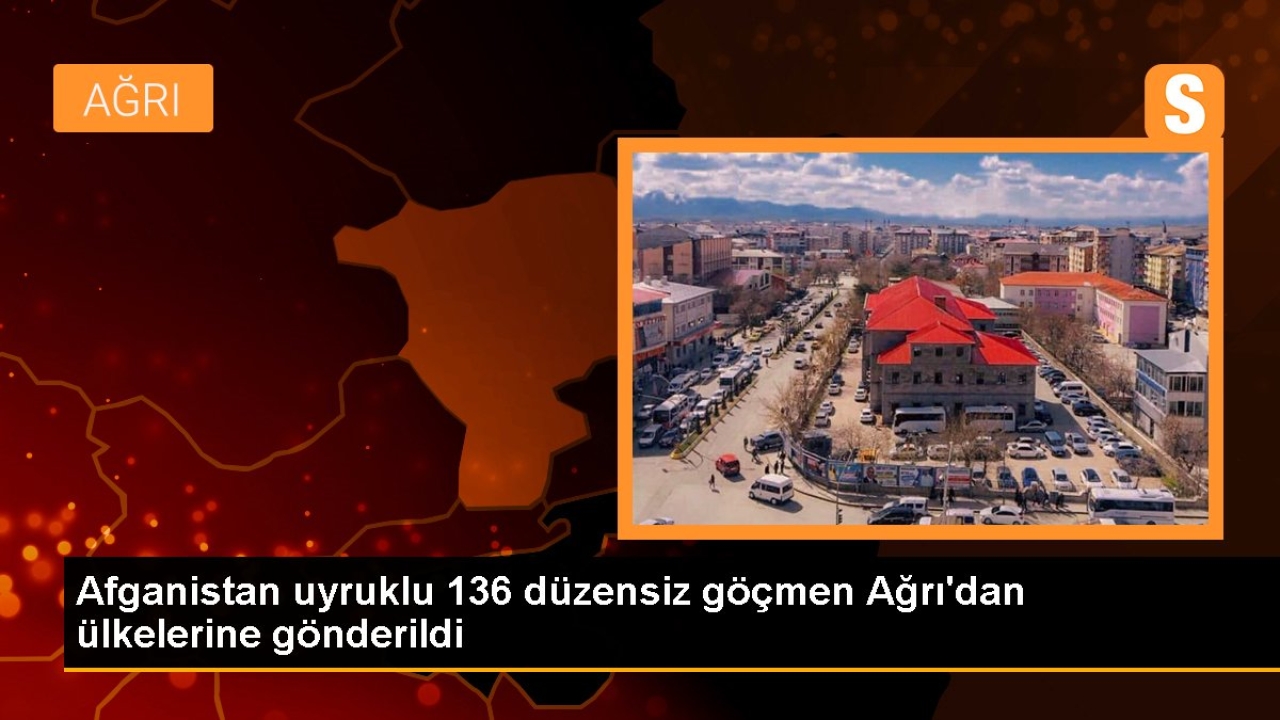 Afganistan uyruklu 136 düzensiz göçmen Türkiye'den sınır dışı edildi