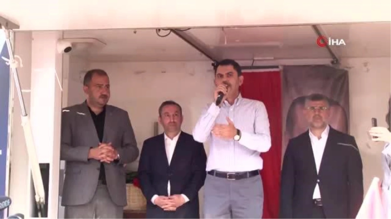 Bakan Kurum, Turgut Reis Mahallesi'ne Millet Bahçesi Kazandırıyor