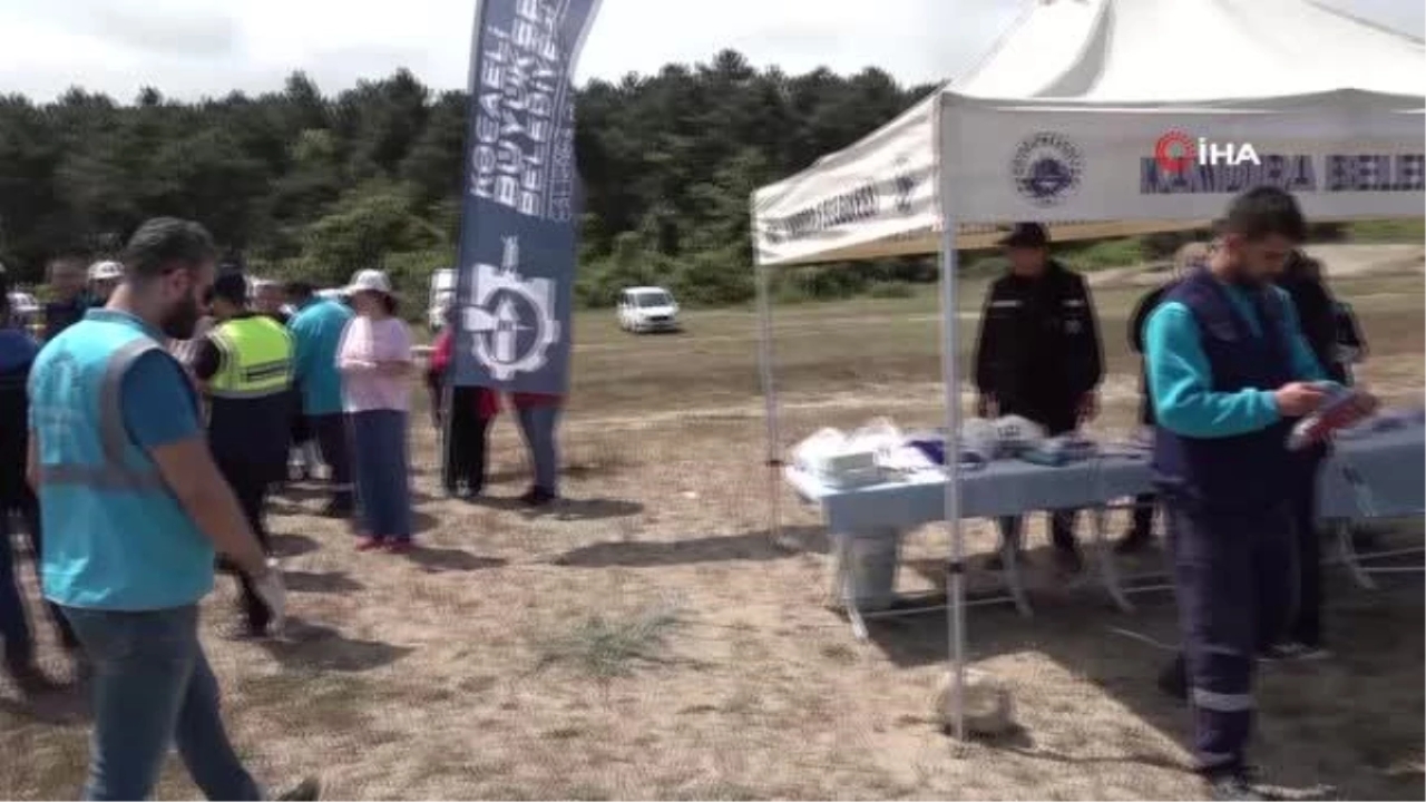 Sardala Koyu'nda atıklar toplanıyor