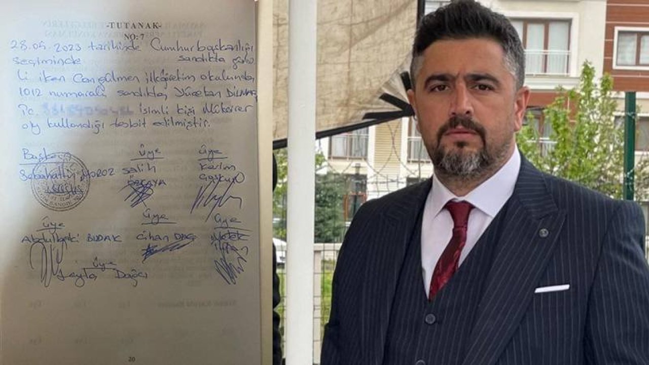 MHP’li yönetici iki defa oy kullanmaya çalışırken yakalandı