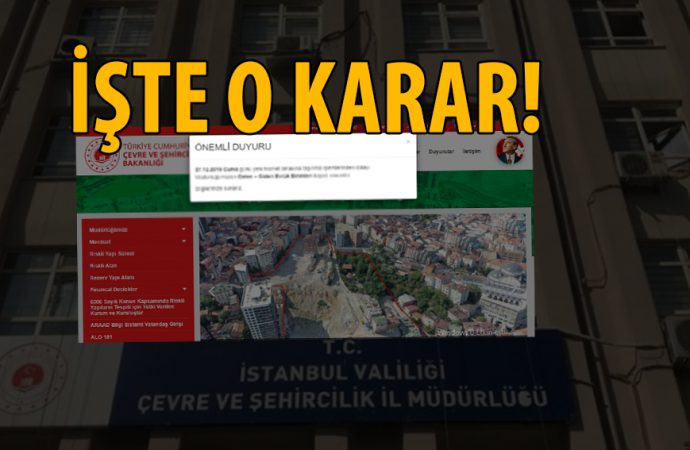 Çevre ve Şehircilik Bakanlığı'ndan skandal Kanal İstanbul kararı: İtiraz dilekçeleri teslim alınmayacak!