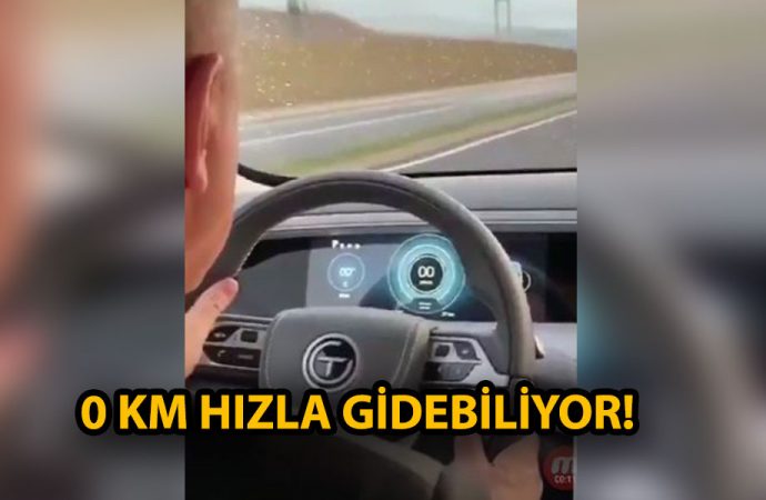 Erdoğan direksiyonu yarım tur çeviriyor ama yerli otomobil düz gidiyor!