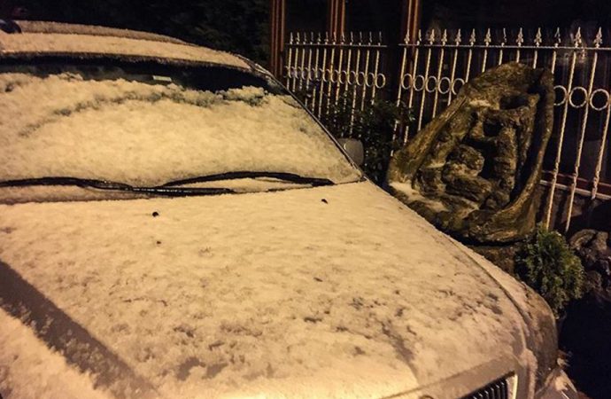 İstanbul’da kar ve dolu yağışı!