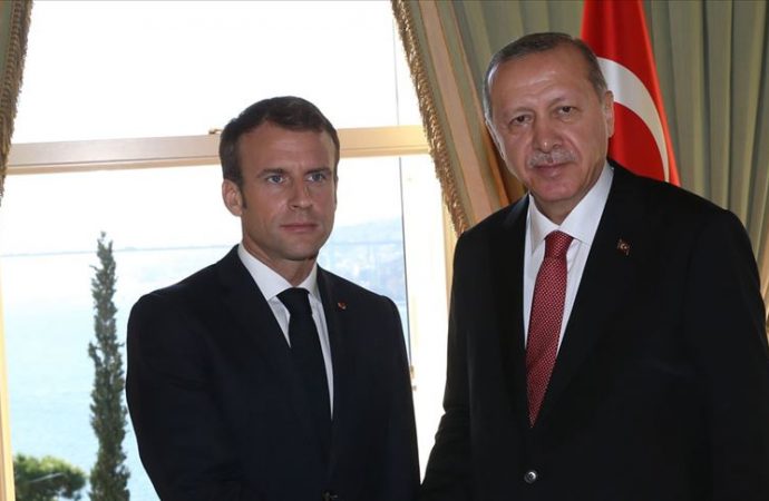 Erdoğan ile Macron Libya ve Suriye’yi görüştü