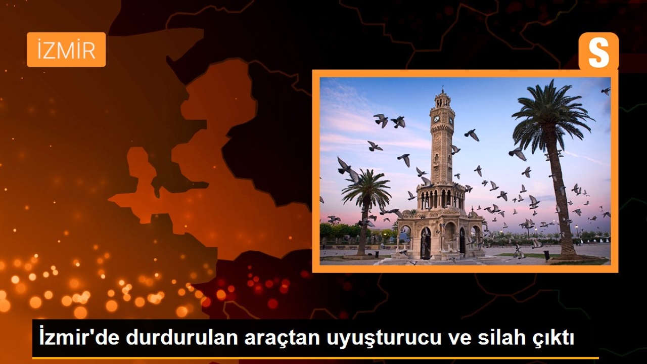 İzmir Bayındır'da Uyuşturucu Operasyonu: Şüpheli Araçta Uyuşturucu ve Silah Ele Geçirildi