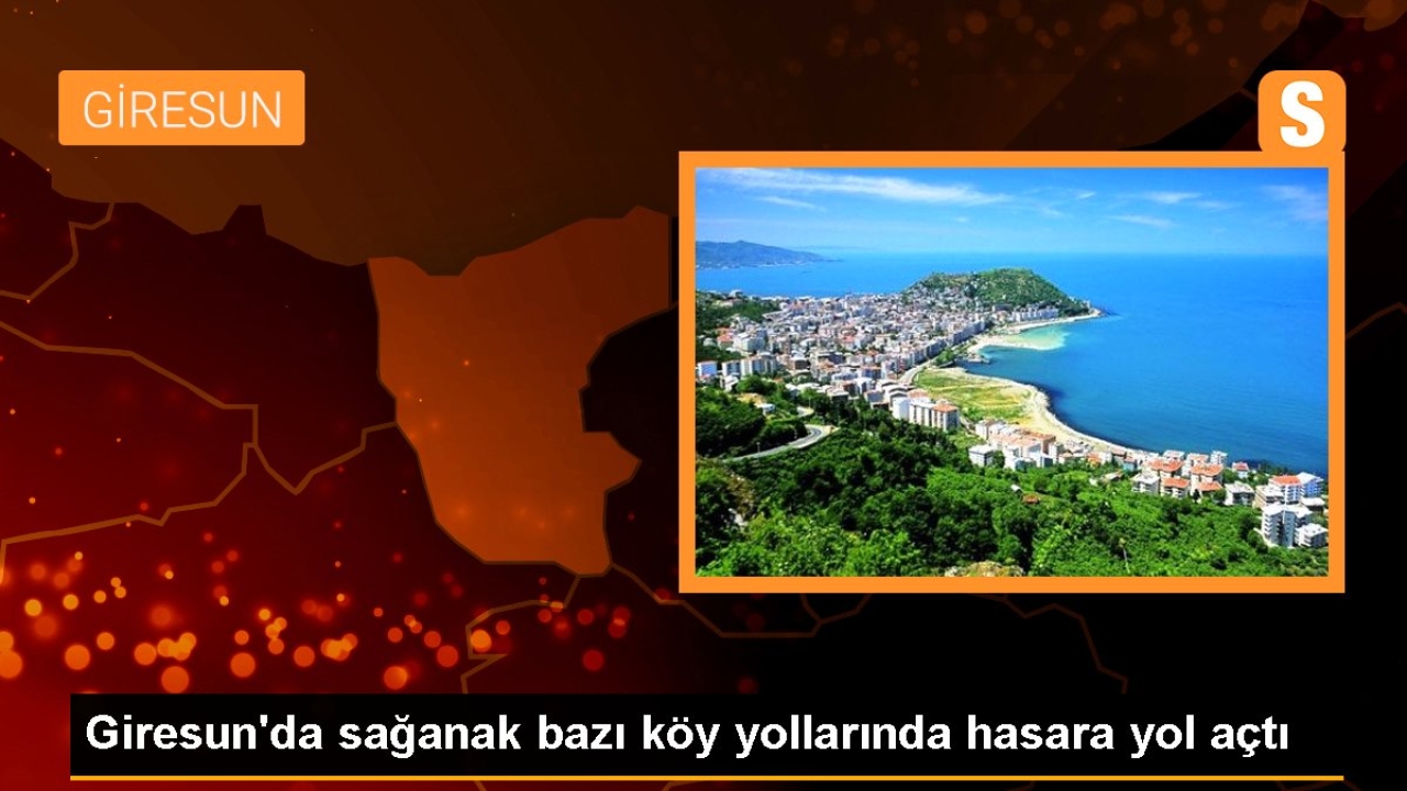 Giresun'da Sağanak Yağış Heyelana Neden Oldu
