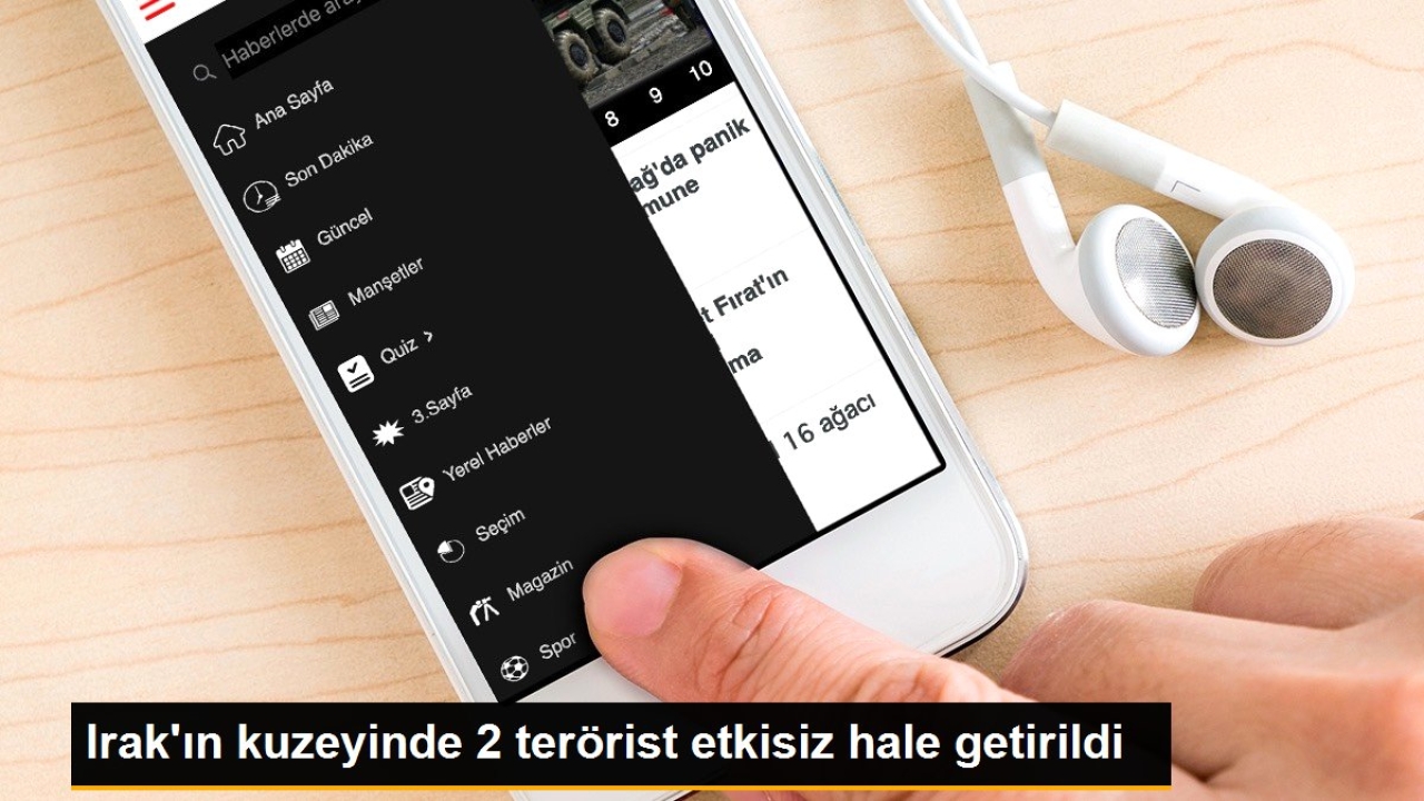 Irak'ın kuzeyinde 2 terörist etkisiz hale getirildi