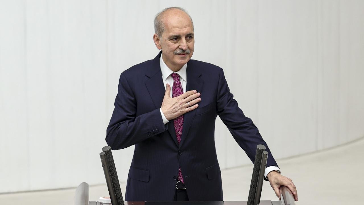 MHP yine aday göstermedi: Numan Kurtulmuş, 321 oyla TBMM Başkanlığına seçildi