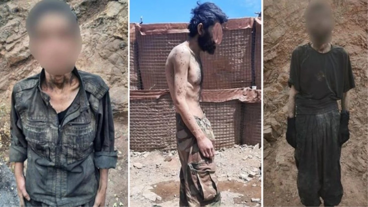 PKK'lı teröristler sefalet içinde! Uzun süreli açlık sebebiyle bağırsakları delinmiş