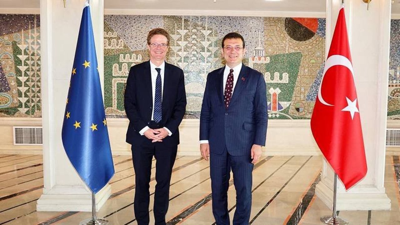 AB Türkiye Delegasyonu Başkanı Nikolaus Meyer-Landrut, İmamoğlu’nu ziyaret etti