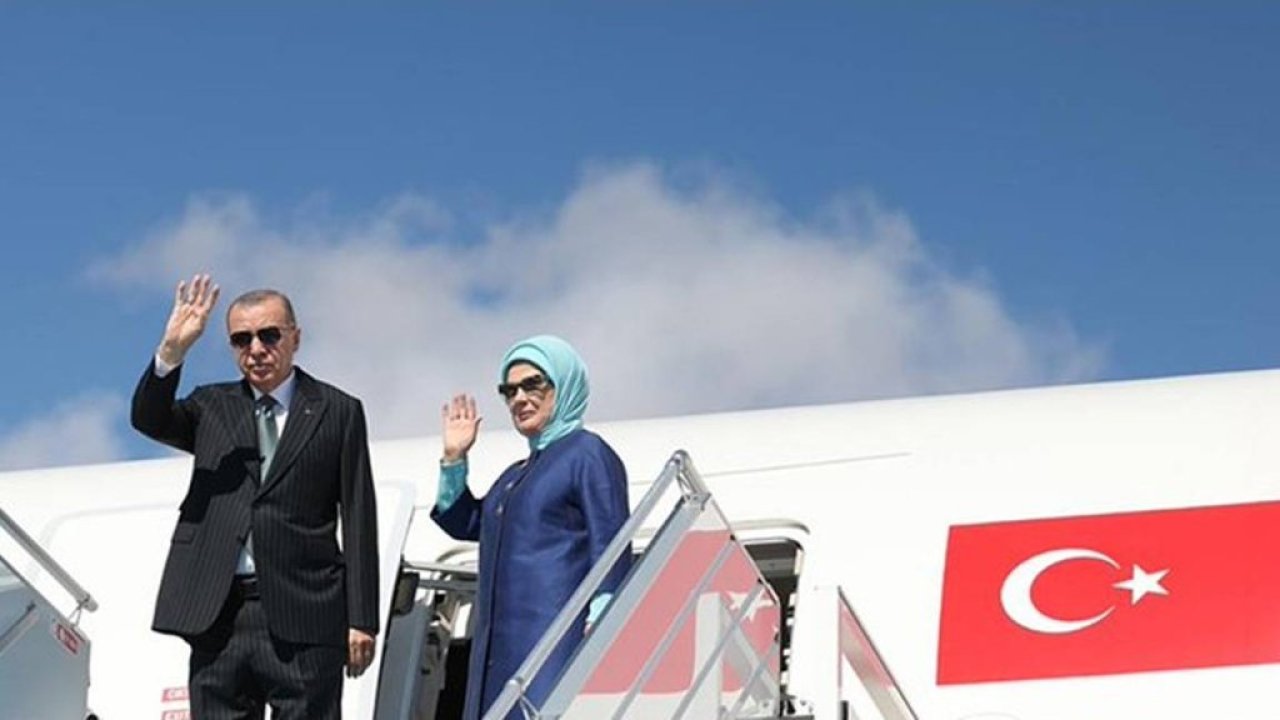 Cumhurbaşkanı Erdoğan, ilk yurt dışı ziyareti için KKTC'ye gitti
