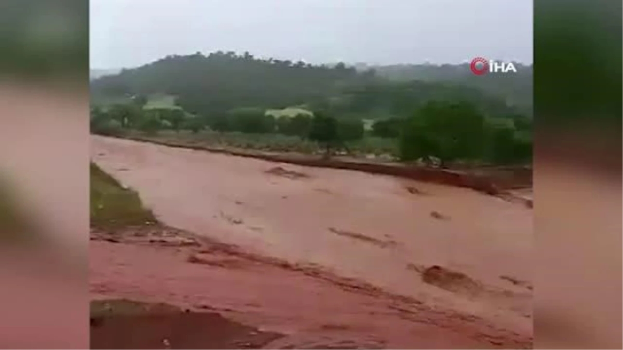 Kırıkkale'de sel felaketi: Yollar çöktü, tarım arazileri zarar gördü