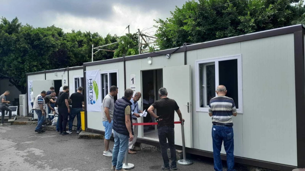 HATSU, İskenderun ve Arsuz'da konteyner ofislerle hizmet veriyor