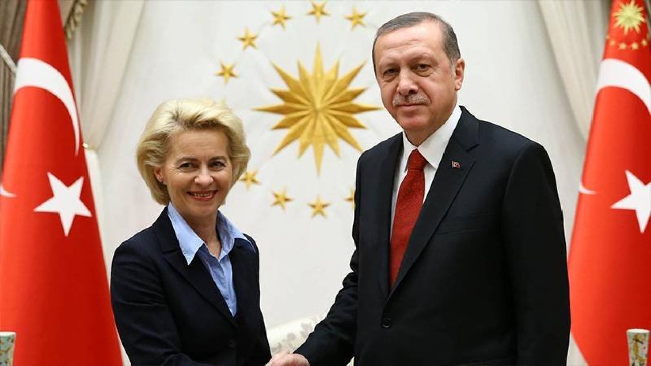 Cumhurbaşkanı Erdoğan, Avrupa Birliği Komisyonu Başkanı Ursula Von Der Leyen telefonda ile görüştü