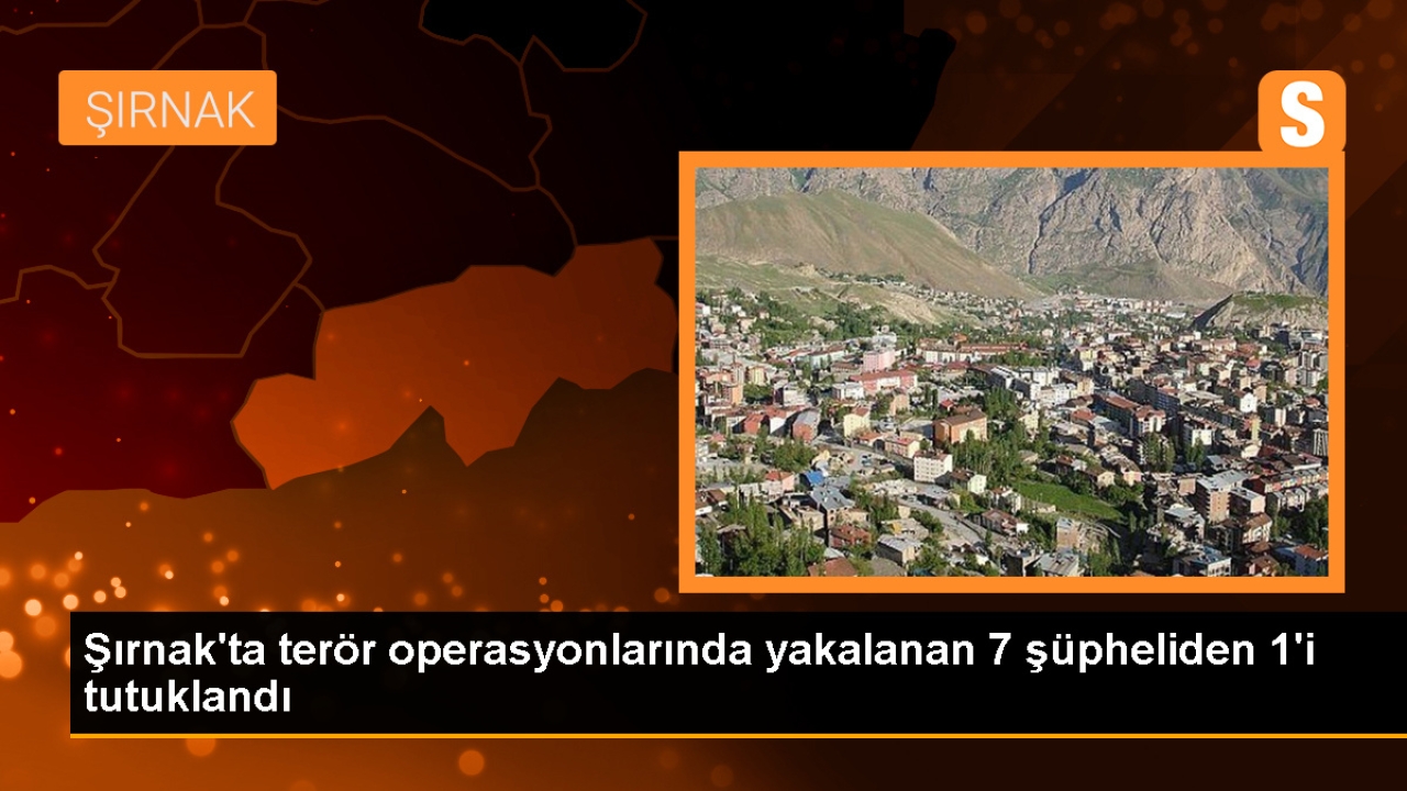 Şırnak'ta PKK/KCK operasyonu: 1 tutuklama