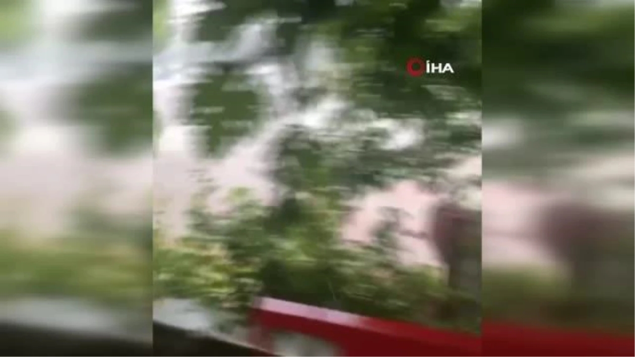 Lüleburgaz'da Ağaçlar Devrildi, Yollar Göle Döndü