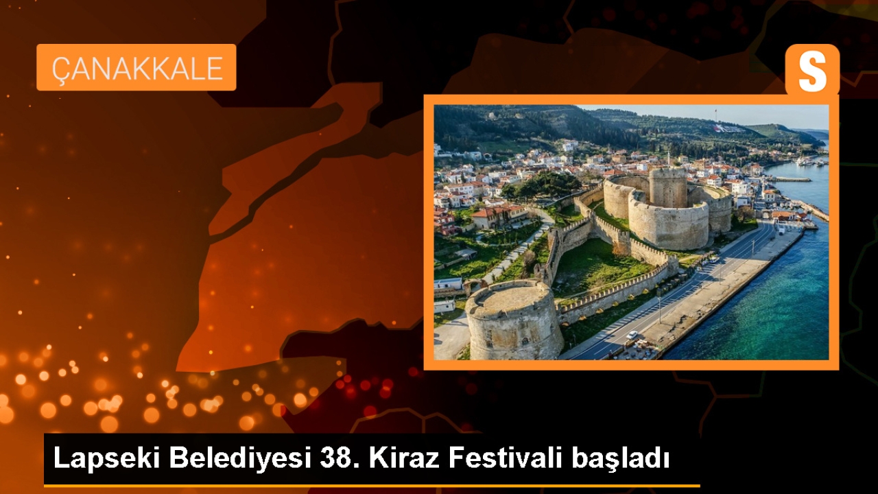 Lapseki'de 38. Kiraz Festivali başladı