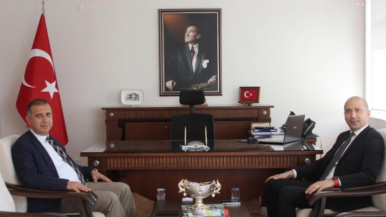 Söke Belediye Başkanı İlçe Kaymakamı Ümit Hüseyin Güney'i ziyaret etti