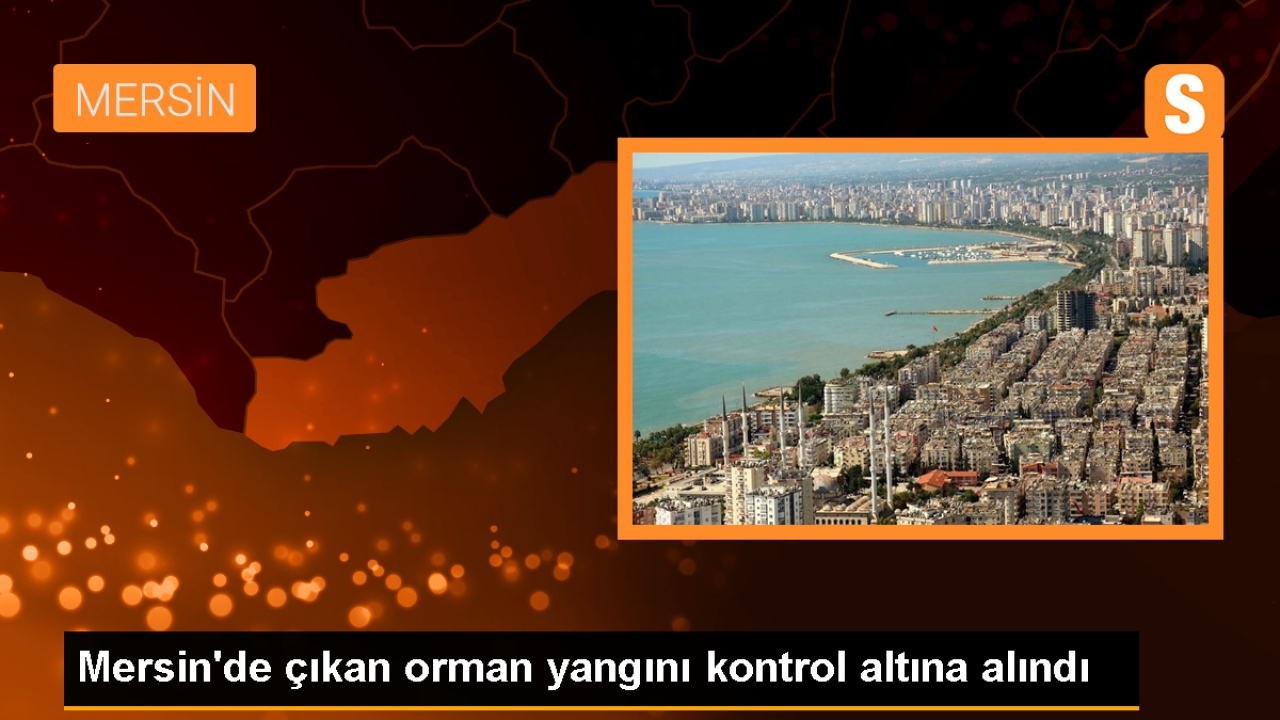 Mersin'de çıkan orman yangını kontrol altına alındı