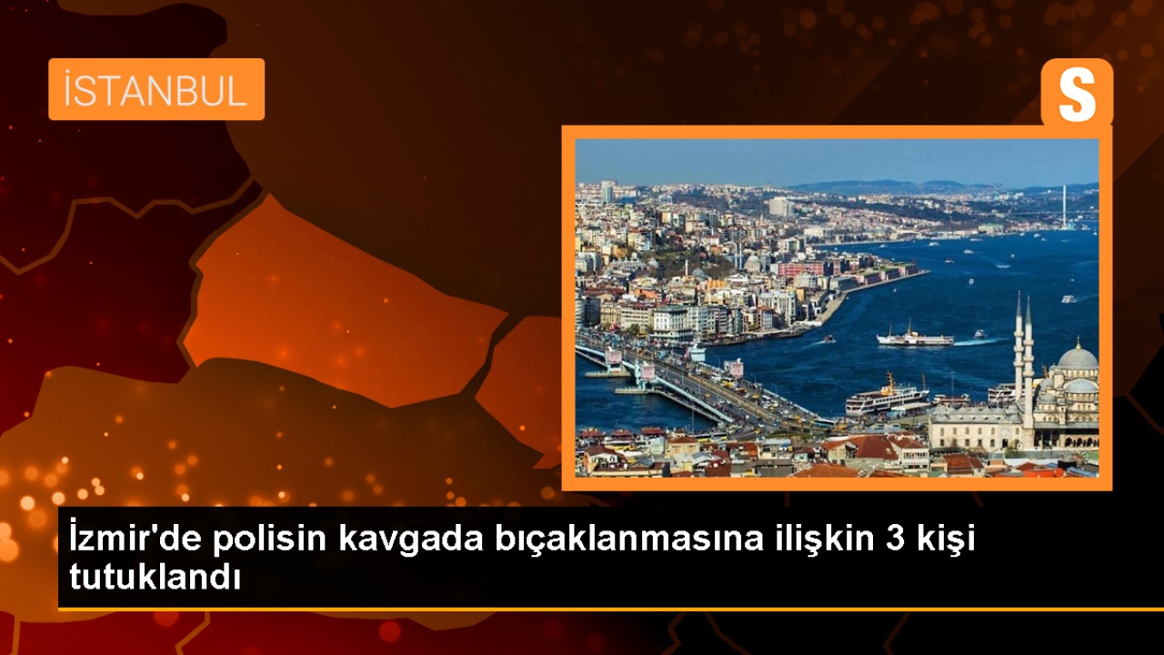 İzindeki polis memuru bıçaklandı, 3 şüpheli tutuklandı