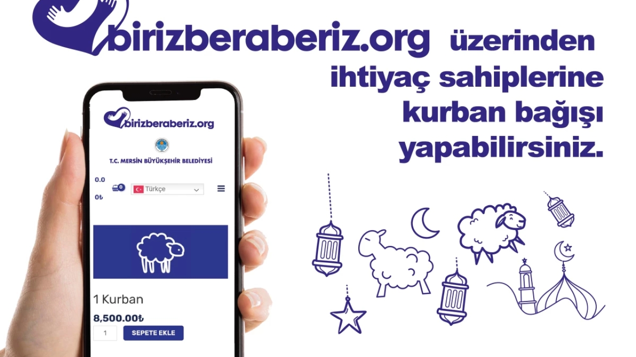 Mersin Büyükşehir Belediyesi Kurban Bağışı Kampanyası Başlattı