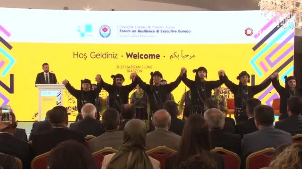 Afetlere Karşı Dirençlilik Zirvesi Trabzon'da başladı